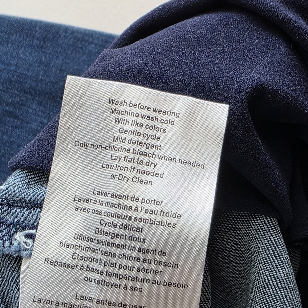 Indigo Blue Maternity Jeans XL NWT - Picture 7 of 11